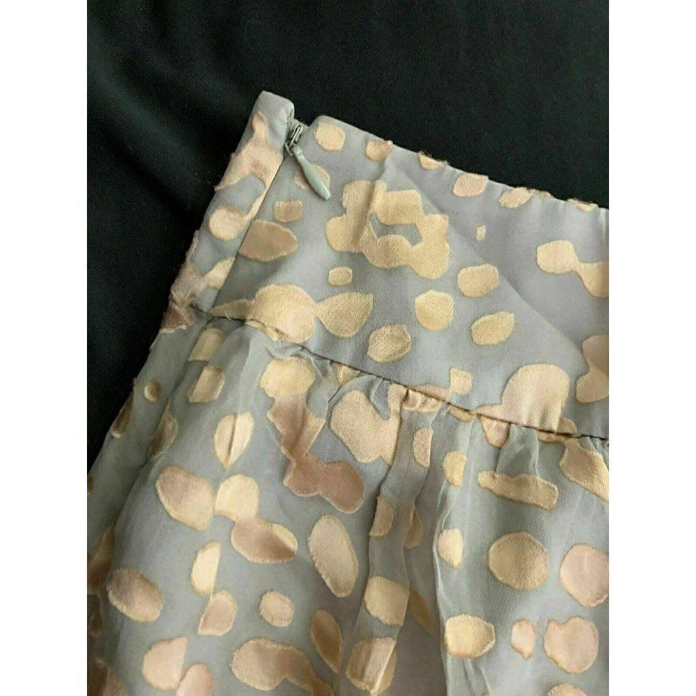Club Monaco Silk Mini Skirt High waist fit flare - Picture 4 of 7